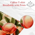 thumbnail image 2 of Peach 100% Cotton White T-Shirt for Men - Classic Fit, Soft Fabric - Everyday Wear for Summer & Spring Comfortable & Stylish Design - Casual & Versatile Top for Men, 2 of 5