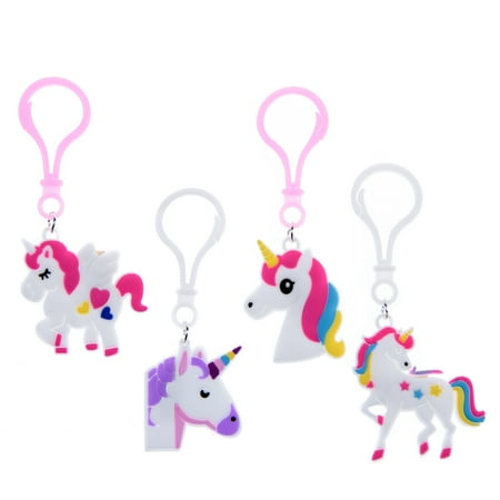 Unicorn Novelty Party Favors Keychains 1 dozen