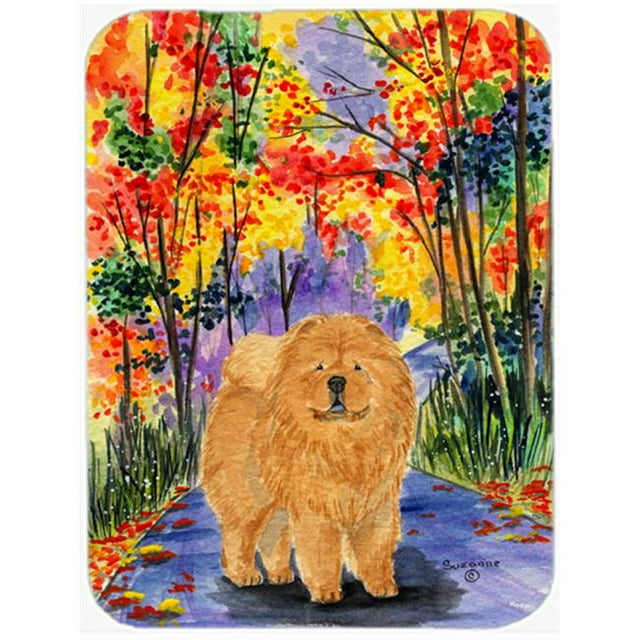 Carolines Treasures SS7001LCB Chow Chow Glass Cutting Board - Large
