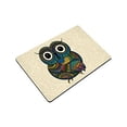 thumbnail image 3 of MKHERT Color Owls with Flowers Mandala Doormat Rug Home Decor Floor Mat Bath Mat 23.6x15.7 inch, 3 of 3