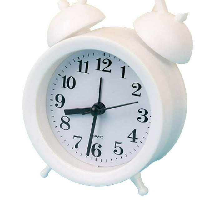 SNNROO Réveil Horloge de Bureau Précise avec Veilleuse Douce Réveil Portable pour Chambres avec Fonctionnement Silencieux
