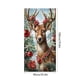 thumbnail image 3 of Linnome Santa Claus Pattern Christmas Door Cover 35x71 Inches, Festive Holiday Door Decoration for Home and Parties, 3 of 6