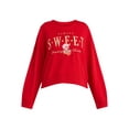 thumbnail image 5 of Strawberry Shortcake Women’s Cropped Boxy Graphic Sweatshirt, Sizes XXS-XXL, 5 of 5