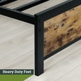 thumbnail image 5 of Algherohein Metal Queen Bed Frame with Headboard Wood,No Box Spring Needed, 5 of 6