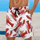thumbnail image 1 of WILLBEST Pantalones Cortos Deportivos de Playa con Estampado Digital para Hombre, 1 of 3