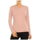 thumbnail image 1 of Gibobby Camisa&nbsp;Moda Mujer Camiseta de manga larga de secado rápido de color Camiseta sólida de verano para mujer con protector solar（Rosa， XXL), 1 of 5