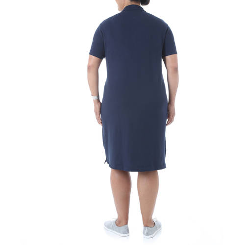 Short Sleeve Polo Shirt Dress - Walmart 