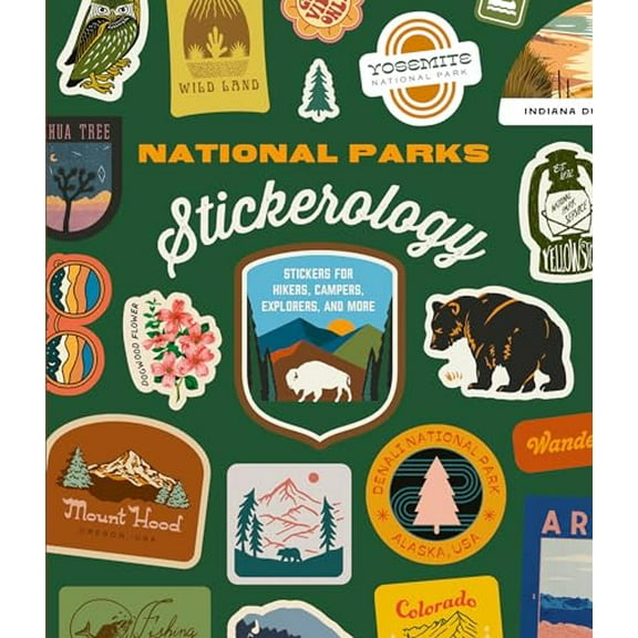 Pre-Owned National Parks Stickerology: Stickers for Hikers, Campers, Explorers, and More: Stickers for Journals, Water Bottles, Laptops, Planners, and Smartphones, 9780593579893, 0593579895, Paperback,