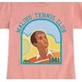 thumbnail image 3 of Barbie - Malibu Tennis Club - Girls Fitted Short Sleeve Graphic T-Shirt, 3 of 5