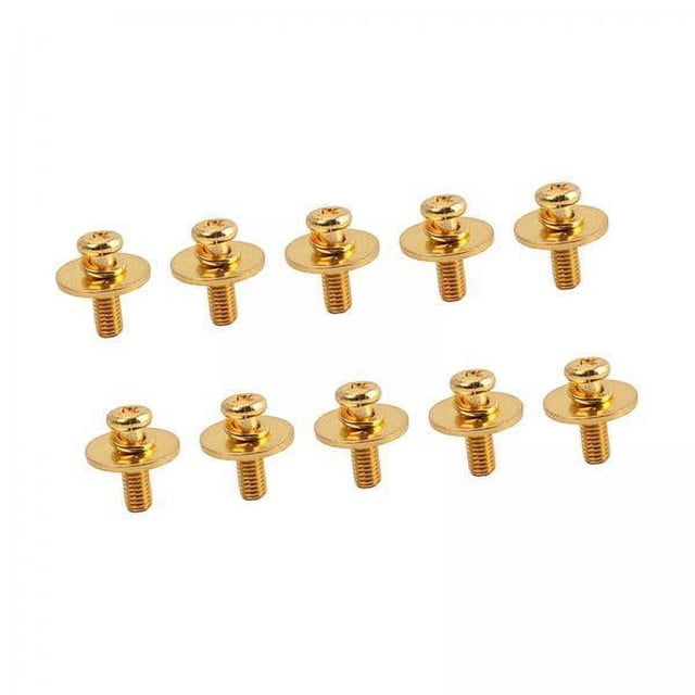 6x Tornillos de lengüeta de tambor Parte de tambor Accesorio de tambor liviano Juego de batería Gancho de garra de lengüeta Orejetas de tambor de caja 6 piezas