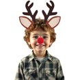 thumbnail image 4 of Christmas clothes Christmas decorations K'ids Reindeer Elegant Style Outfit For Holiday Parties And Festive Events santa suit, 4 of 9