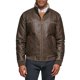 thumbnail image 1 of Chaqueta Tommy Hilfiger Smooth Lamb Touch de piel sintética marrón, 1 of 3