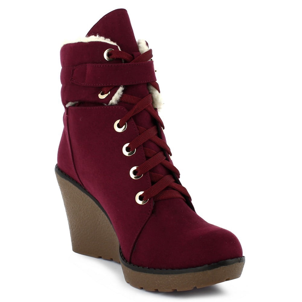 QQO Adult Wine Silver Eye-Lids Ankle 