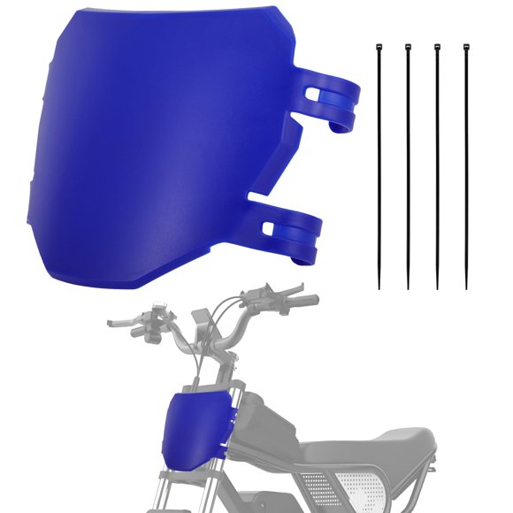 Placa frontal para bicicleta eléctrica IUVWISN azul