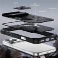 thumbnail image 5 of Military Grade Shockproof Case for iPhone 17 Pro, Built-in N52 Magnetic Ring, Slide Camera Lens Cover, Rugged Heavy Duty Protective Phone Case, 5 of 8