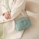 thumbnail image 5 of Bolsa cruzados simples de viaje de mensajero de hombro de cuero pequeño (Azul) Likrtyny Para Estrenar, 5 of 9