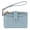 Light Blue, variant on Premium Faux Leather Solid Color Card Case Wristlet (Women)