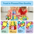 thumbnail image 2 of PicassoTiles Magnetic Tiles for Kids - 103PCS STEM Construction Building Blocks Set with Tote Bag & Booklet Guide, Educational Creative Learning Toy, 2 of 9