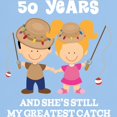 thumbnail image 3 of CafePress - 50Th Anniversary Shes My Greatest Catch Men's Value T Shirt - Men's Classic Graphic T-Shirt, 3 of 4