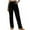 Black, variant on Flare Jeans for Women Cargo Pants for Women High Waisted Stretchy Pull on Pants with Pockets Straight Wide Leg Pants S-43 Green M