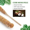thumbnail image 2 of 2Pack Moss Pole, Bendable Moss Pole for Plants Monstera - 48 Inch Moss Poles for Climbing Plants Monstera, Plant Stakes for Indoor, Handmade Coco Coir Monstera Plant Support for Plants Grow Upward, 2 of 8