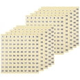 thumbnail image 1 of 100 Hojas de Etiquetas NúMeros Engomadas 1-100 Redondas 0,4 Pulgadas PequeñAs Autoadhesivas para Oficina, 1 of 5