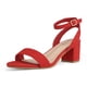 thumbnail image 1 of Sandalias de Tacón Cuadrado Rojas para Mujer Dream Pairs Talla 5, 1 of 6