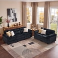 thumbnail image 4 of Bonzy Home Modular Sectional Sofa Couches for Living Room Ideal for Small Spaces & Family Fun Charcoal, 4 of 9