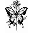 thumbnail image 3 of shiyou-Tattoo Tech, 2 Sheets Medium Semi Permanent Tattoo, Temporary Tattoos, Last 1-2 Weeks, Waterproof, Realistic Look, No Adhesive, No Reflection (Butterfly Painting), 3 of 4