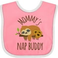 thumbnail image 3 of Inktastic Mommys Nap Buddy Sloth Boys or Girls Baby Bib, 3 of 4