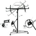 thumbnail image 3 of Acekid 16 Ft Drywall Lift Drywall Rolling Lifter Panel 150LBS Heavy Duty Sheetrock Lift with 360° Adjustable Telescopic Arm Black, 3 of 7