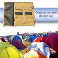 thumbnail image 4 of Bolsa de almacenamiento de herramientas para acampar Clavo Martillo Estacas Clavijas Organizador (Caqui S) Ehuebsd Para estrenar, 4 of 9