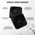 thumbnail image 4 of Genchi Herb Grinder Anodized Aluminum (2 Layer, Black), 4 of 4