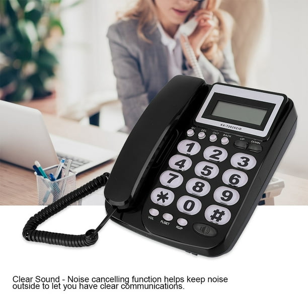 Octpeak Corded Phone with Speakerphone and Answering Machine ,Desktop
