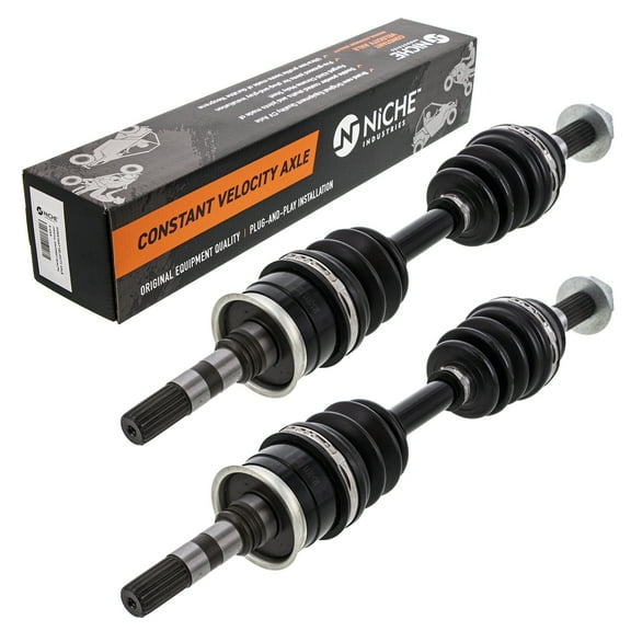 Niche High Strength Front Axle for Kawasaki Bayou KLF300 UTV 2 Pack 519-KCA2333X