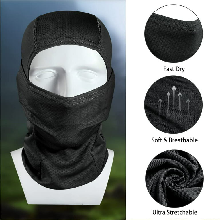 HESHENG Military Camo Face Mask Bandana Balaclava Hood Headwear for Men  Women Tactical Training Cycling Ski Wind-Resistant Hunting