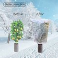 thumbnail image 4 of 6 Piezas Cobertor de Invierno para Plantas en Macetas, Cobertor Protector de Plantas, Protector de Plantas contra Heladas de Invierno con Cordón para Protección de Plantas (60 x 80 cm), 4 of 5