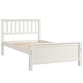thumbnail image 5 of Solid Wood Twin Size Bed Wood Platform Bed with Headboard, Footboard and Wood Slat Support No Box Spring Needed, 5 of 7