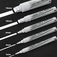 thumbnail image 3 of Kassa White 5 Pack Liquid Chalkboard Markers: Erasable Blackboard, Washable Paint Reversible Dual Tip, 3 of 8