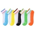 thumbnail image 1 of Chaussettes Coupe-Bas Transparentes pour Femmes 5 Paires de Chaussettes de Course à la Mode Minces, 1 of 10