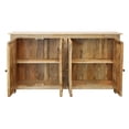 thumbnail image 5 of Bayside Jensen 4-Door Solid Wood Sideboard in Distressed Natural Finish, 5 of 8