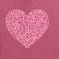 thumbnail image 5 of Wild Bobby, Pink Ribbon Heart, Breast Cancer Awareness, Men Graphic Tee, Vintage Heather Red, 5X-Large, 5 of 5