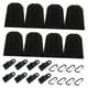 thumbnail image 5 of Paquete de 8 clips de lona para sacos de arena vacíos, sacos de arena flocados a prueba de viento, pesos de dosel para trampolín de jardín, muebles de, 5 of 9