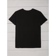 thumbnail image 2 of Cadeau de Saint-Valentin! T-Shirt pour Femmes Imprimé Amour Saint-Valentin - Polyester Confortable, Manches Courtes, Col Rond, Lavable en Machine, 2 of 8