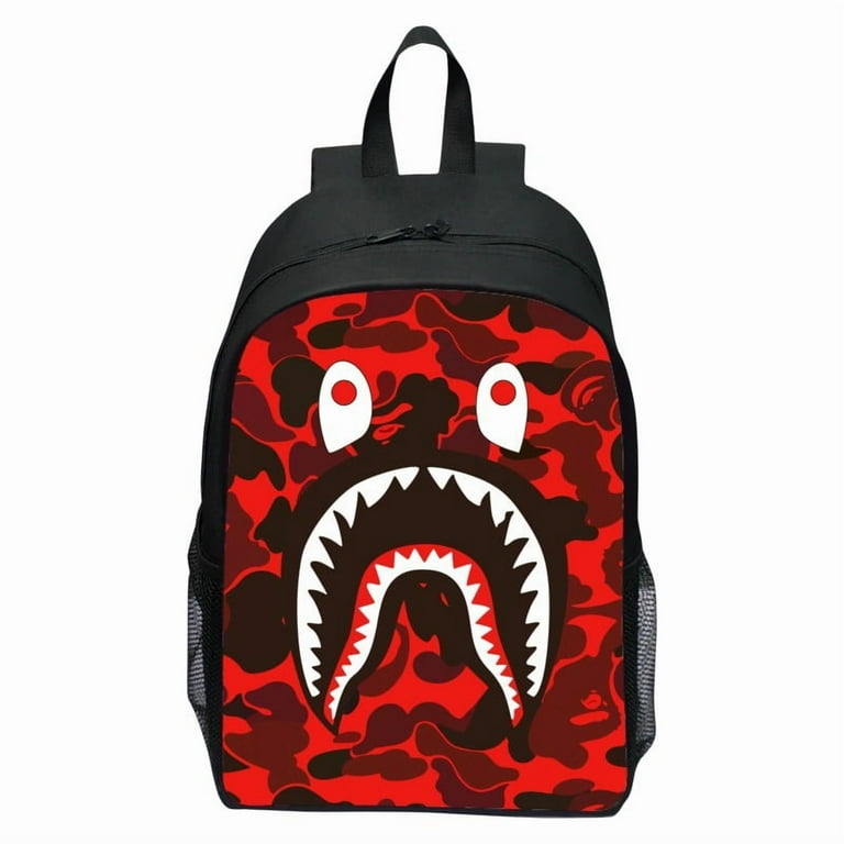 BAPE Anime Travel Backpack for Teens/Womens/Mens/ Casual Daypack