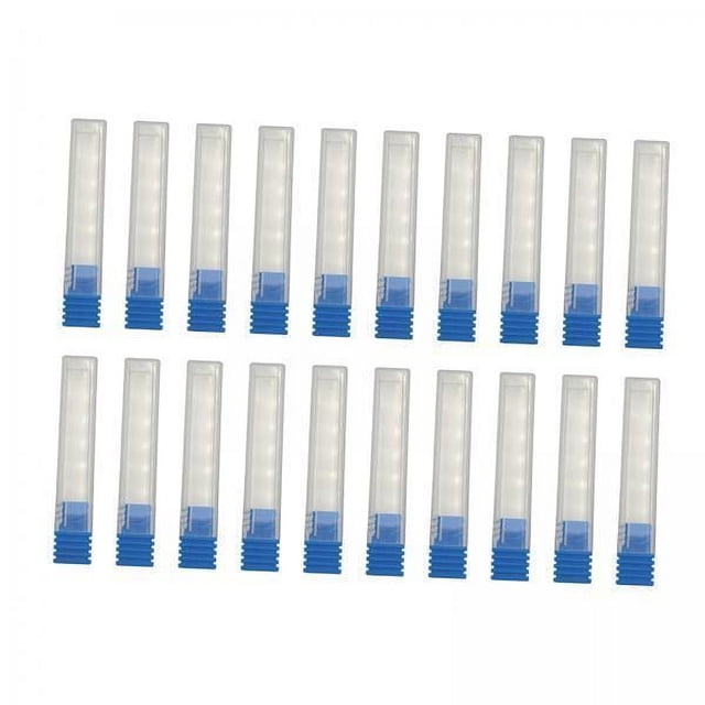 5x20x Portabrocas Accesorios Para Fresas Contenedor Para Brocas De Manicura Azul