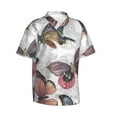 thumbnail image 2 of Haiem Vintage Butterflies Printed Hawaiian Shirt for Men - Men’s Casual Beach Summer Shirts - Stretch Fabric with Modern Fit-XX-Large, 2 of 9