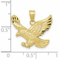thumbnail image 2 of 10K Yellow Gold Diamond-Cut Eagle Pendant (18 X 20) Made In United States 10k6000, 2 of 5