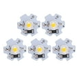 thumbnail image 4 of 25Pcs High Power Led Chip, 3W 5V Lamp Beads, 200LM Brightness Light Source Chip with Aluminum Plate for Floodlight Spotlight Replacement, 4 of 7
