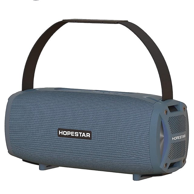 HOPESTAR H24 Pro TWS Portable Outdoor Waterproof Woven Textured Bluetooth Speaker with Rhythm Light